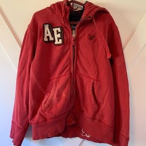 Men’s American Eagle Zip-Up Sweatshirt Size Large